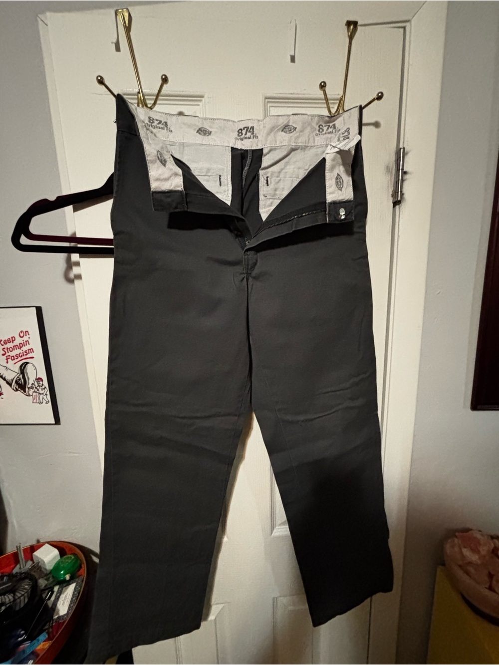 Dickies 874 Gray Work Straight-Leg Pants